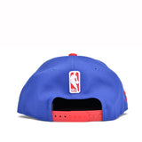 76ERS SCRIPTED TURN 9FIFTY SNAPBACK - BLUE / RED